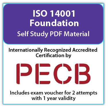 ISO 14001 Foundation - Self study – English – 2 Exam Attempts Included