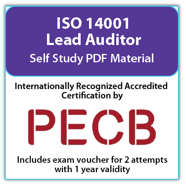 ISO 14001 Lead Auditor – Self study – English – 2 Exam Attempts Included