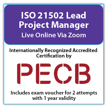 ISO 21502 Lead Project Manager – Live Online – English – 2 Exam Attempts Included