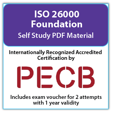 ISO 26000 Foundation - Self study – English – 2 Exam Attempts Included