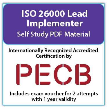 ISO 26000 Lead Implementer - Self study – English – 2 Exam Attempts Included