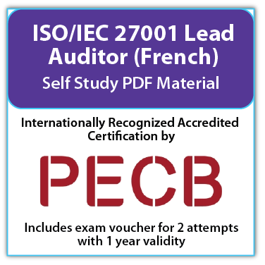 PECB ISO/IEC 27001 Lead Auditor - Self study (PDF Courseware) - French - 2 PECB Exam Attempts Included