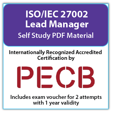 ISO/IEC 27002 Lead Manager – Self study – English – 2 Exam Attempts Included