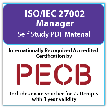 ISO/IEC 27002 Manager – Self study – English – 2 Exam Attempts Included
