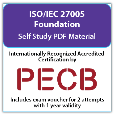 ISO/IEC 27005 Foundation – Self study – English – 2 Exam Attempts Included