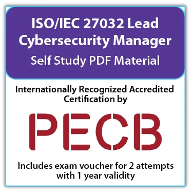 ISO/IEC 27032 Lead Cybersecurity Manager - Self Study - English - 2 Exam Attempts Included