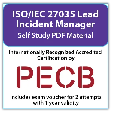 ISO/IEC 27035 Lead Incident Manager – Self study – English – 2 Exam Attempts Included
