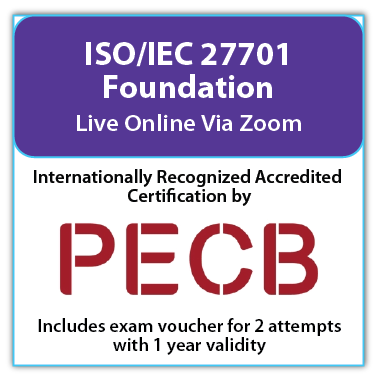 ISO/IEC 27701 Foundation – Live Online – English – 2 Exam Attempts Included