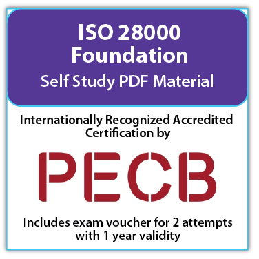 ISO 28000 Foundation – Self study – English – 2 Exam Attempts Included