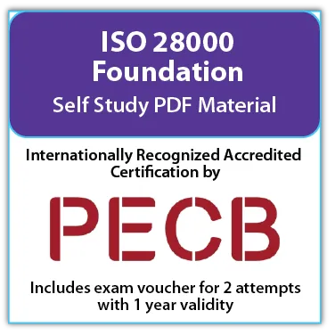 ISO 28000 Foundation – Self study – English – 2 Exam Attempts Included