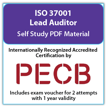 ISO 37001 Lead Auditor - Self Study (PDF Courseware) - English - 2 PECB Exam Attempts Included