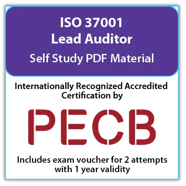 ISO 37001 Lead Auditor - Self Study (PDF Courseware) - English - 2 PECB Exam Attempts Included