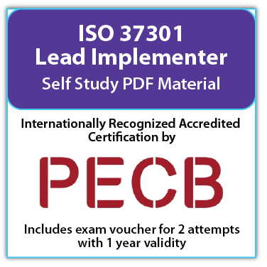 ISO 37301 Lead Implementer – Self study – English – 2 Exam Attempts Included
