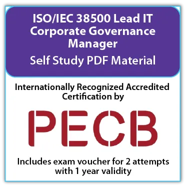 ISO/IEC 38500 Lead IT Corporate Governance Manager – Self study – English – 2 Exam Attempts Included