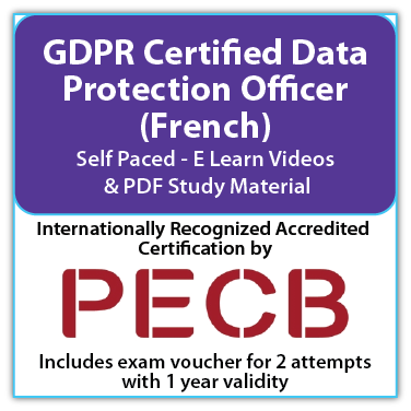 PECB GDPR - Certified Data Protection Officer (CDPO) - (eLearning) - French - 2 Exam Attempts Included