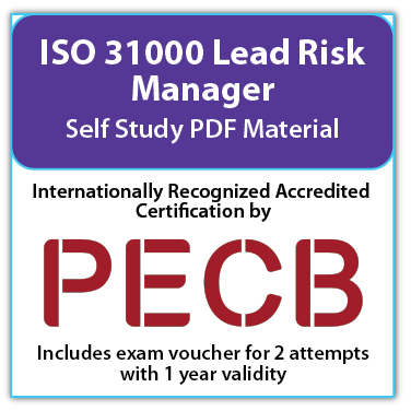 PECB ISO 31000 Lead Risk Manager - Self Study (PDF Courseware) - English - 2 PECB Exam Attempts Included