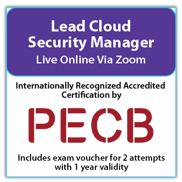 Lead Cloud Security Manager – Live Online – English – 2 Exam Attempts Included