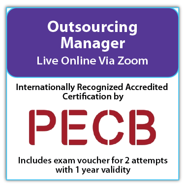Outsourcing Manager -  Live Online – English – 2 Exam Attempts Included