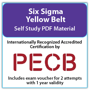 Six Sigma Yellow Belt – Self study – English – 2 Exam Attempts Included