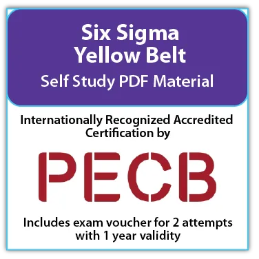 Six Sigma Yellow Belt – Self study – English – 2 Exam Attempts Included